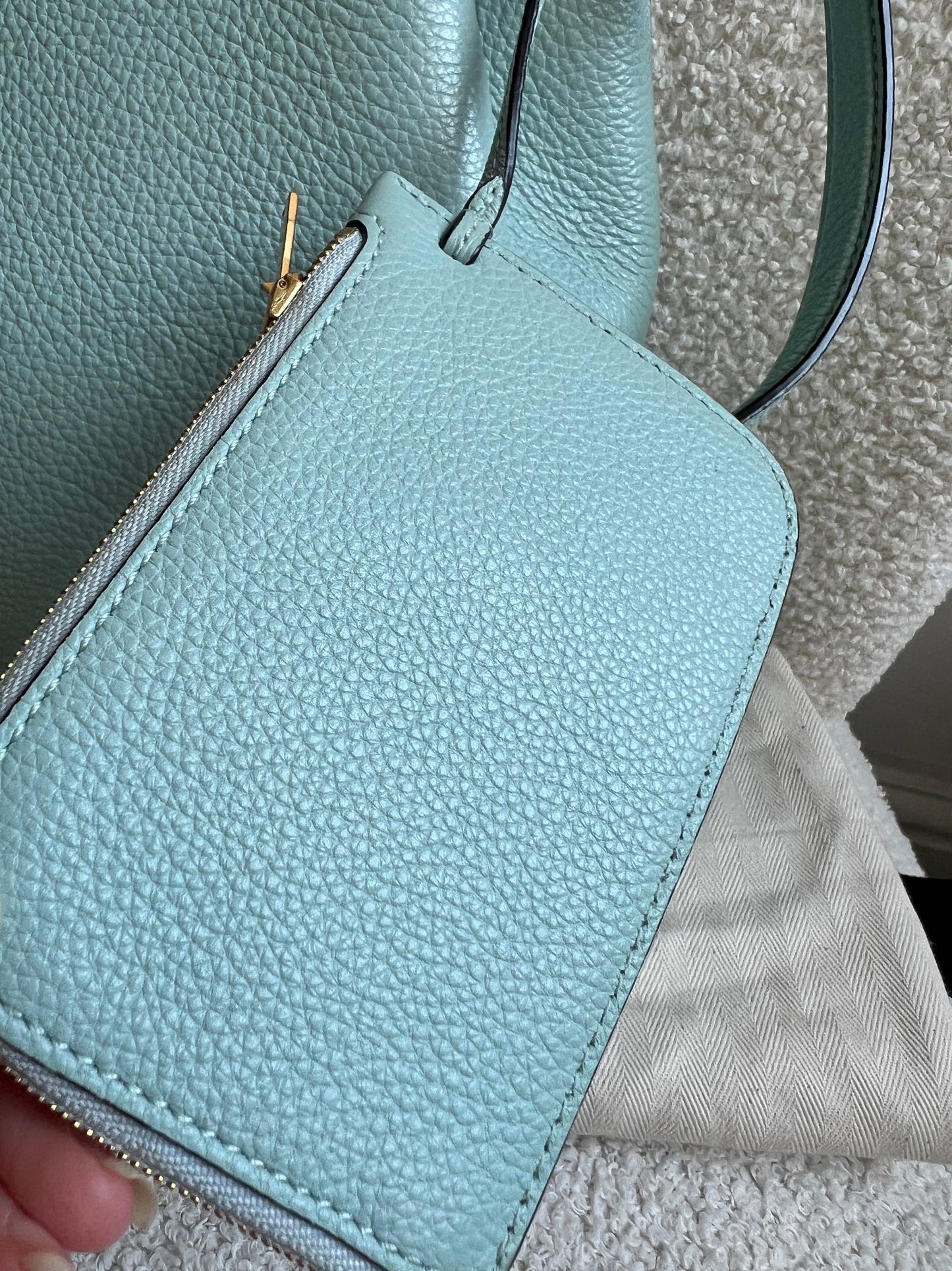 Mulberry Acrylic Green Abbey Bucket Bag (RRP £695)