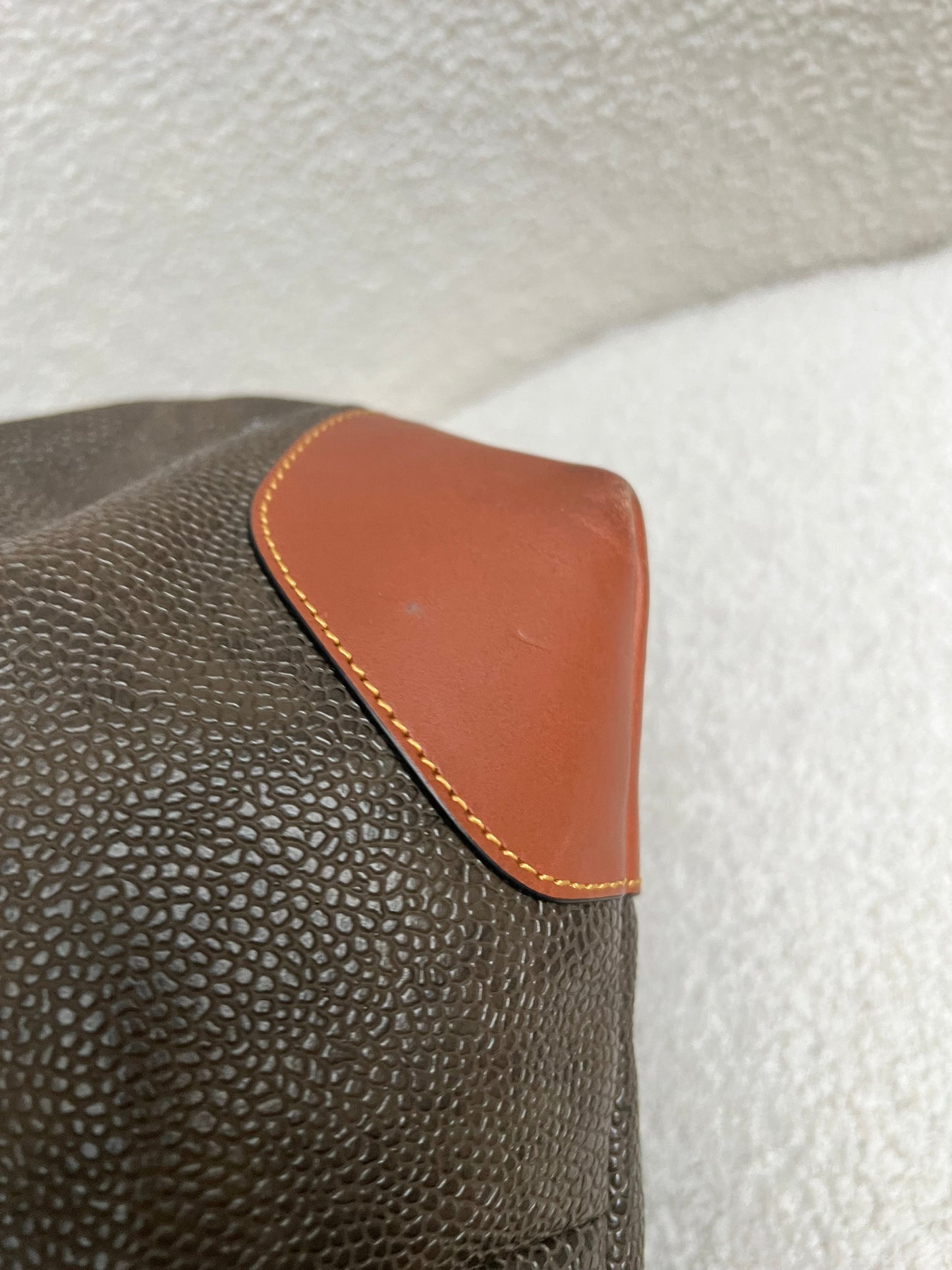 Mulberry Large Clipper Bag in Mole Cognac Scotchgrain (RRP £995)