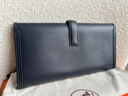 Hermes Jige Elan 29 Clutch in Bleu Nuit (RRP £3360)
