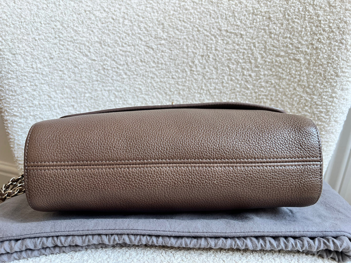 Mulberry Taupe Medium Lily with Silver Hardware (RRP £1095)