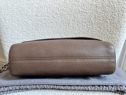 Mulberry Taupe Medium Lily with Silver Hardware (RRP £1095)