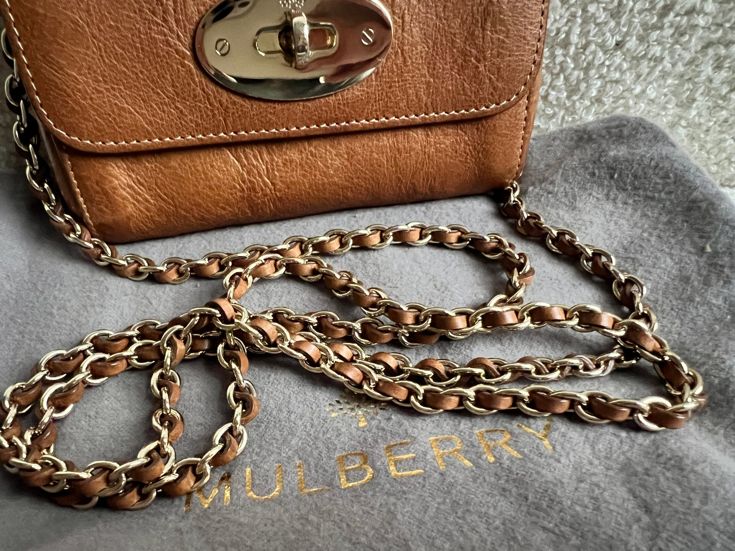 Mulberry Oak Mini Lily with Gold Hardware (RRP £395)