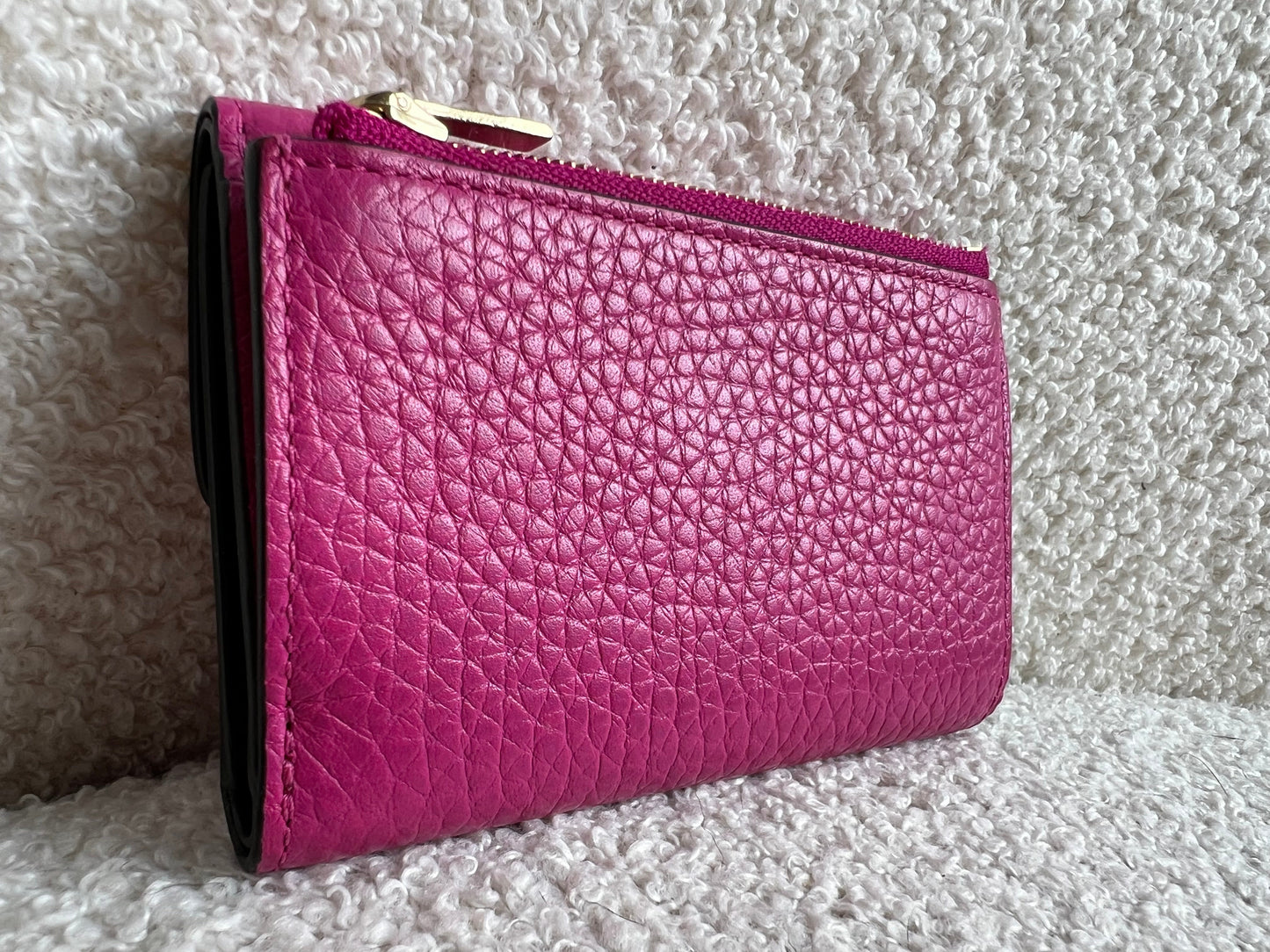 Mulberry Pink Darley Folded Multi Card Wallet (RRP £265)