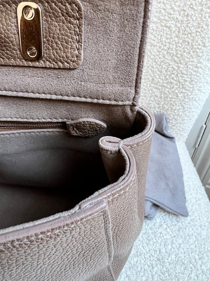 Mulberry Taupe Medium Lily with Silver Hardware (RRP £1095)