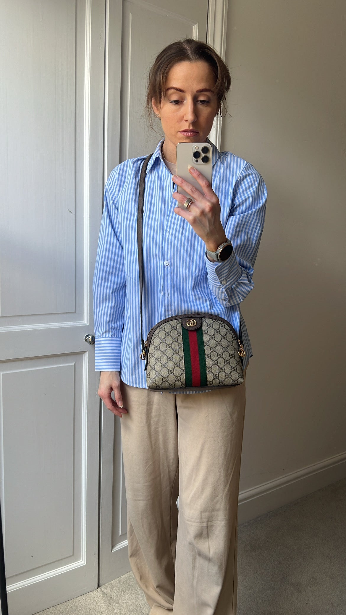 Gucci Ophidia GG Supreme Rounded Top Shoulder Bag (RRP £1,380)
