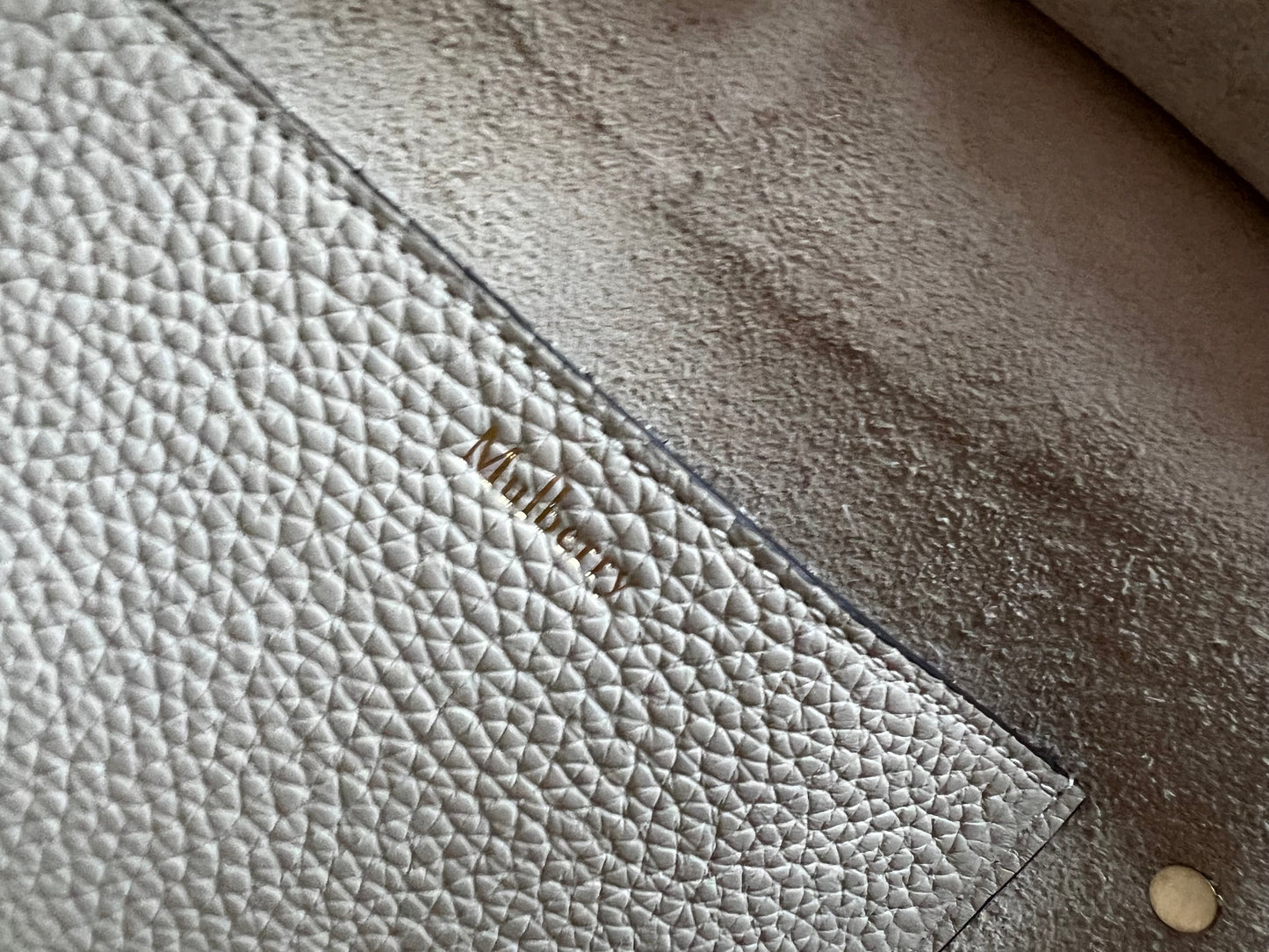 Mulberry Chalk Soft Amberley Satchel (RRP £1,195)