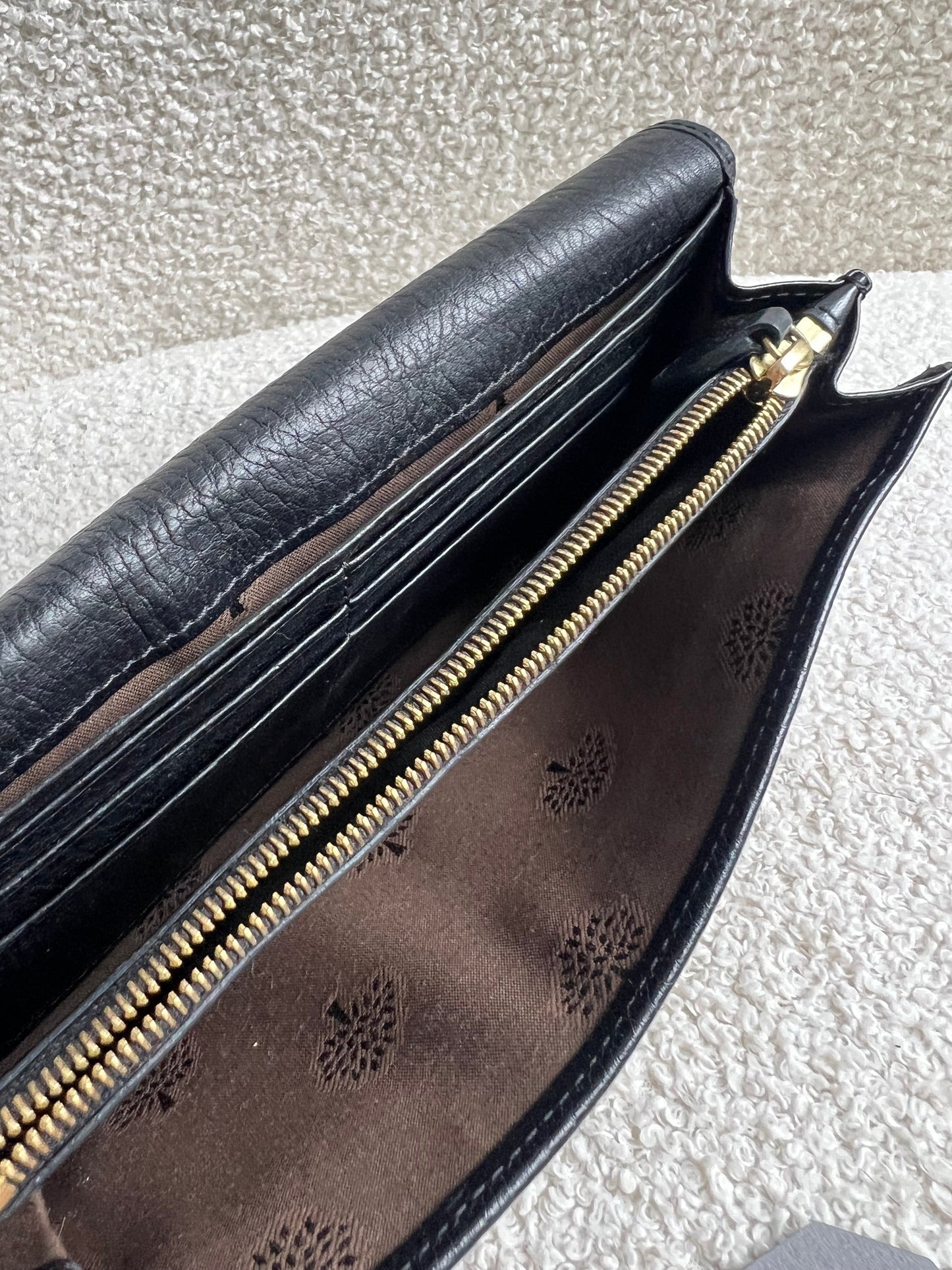 Mulberry Black Continental Wallet (RRP £345)