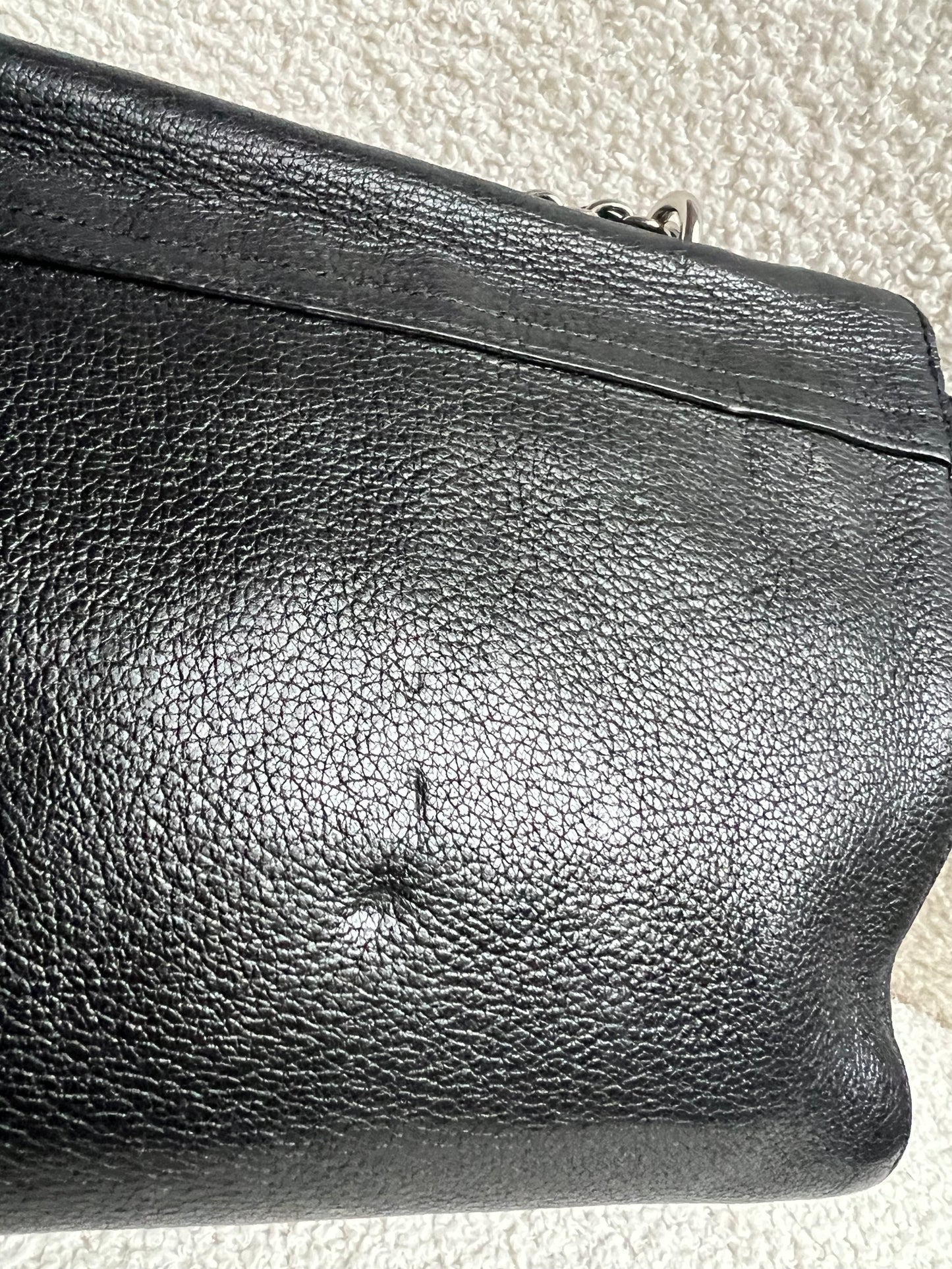 Mulberry Black Medium Lily with Silver Hardware (RRP £1095)