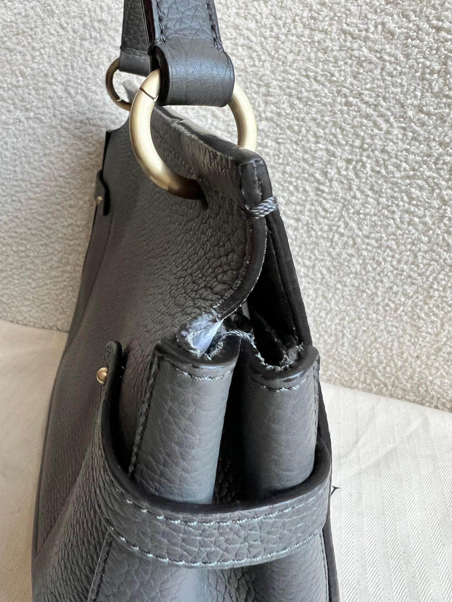 Mulberry Grey Soft Amberley Satchel (RRP £1,195)
