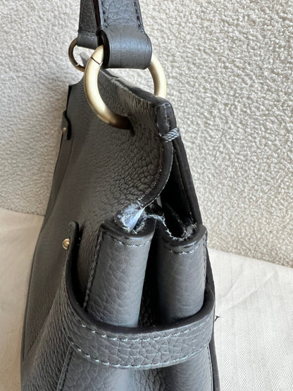 Mulberry Grey Soft Amberley Satchel (RRP £1,195)