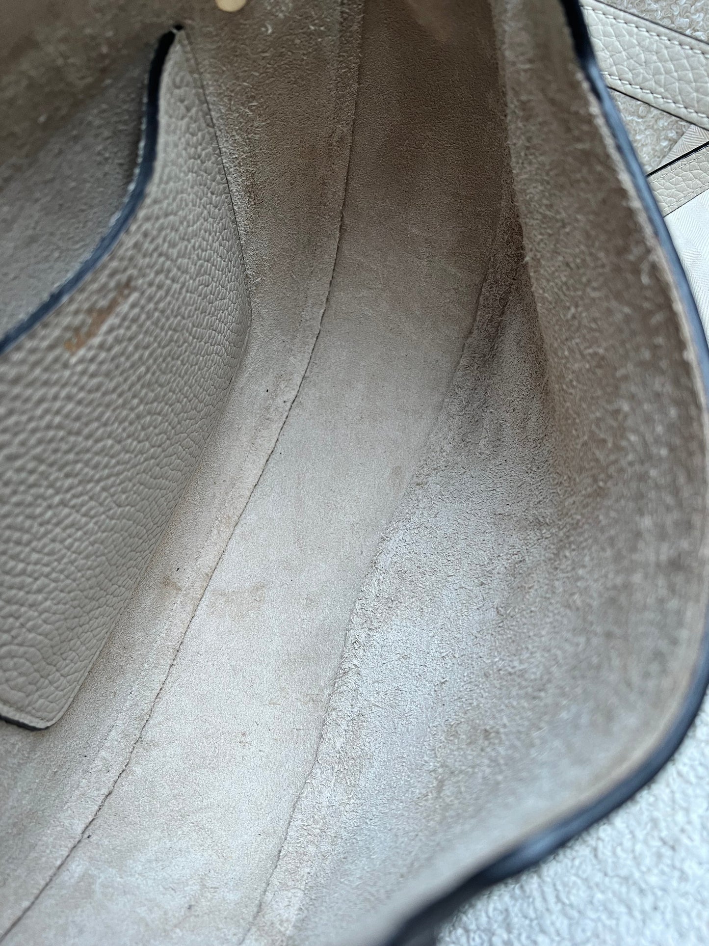 Mulberry Chalk Soft Amberley Satchel (RRP £1,195)