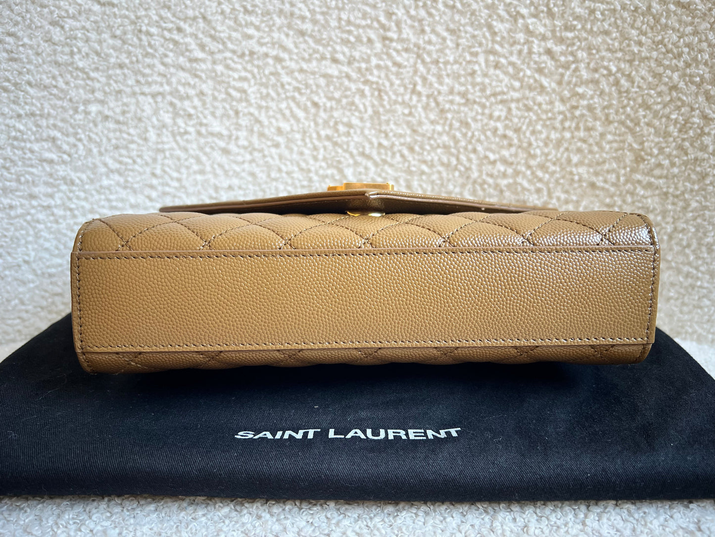 Yves Saint Laurent (YSL) Beige Small Envelope Bag (RRP £1,940)