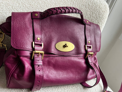 Mulberry Oversized Plum Alexa (RRP £1100)