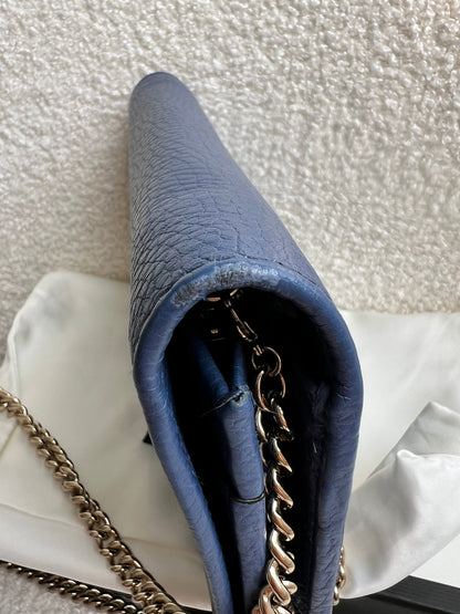 Gucci Blue Soho Chain Wallet