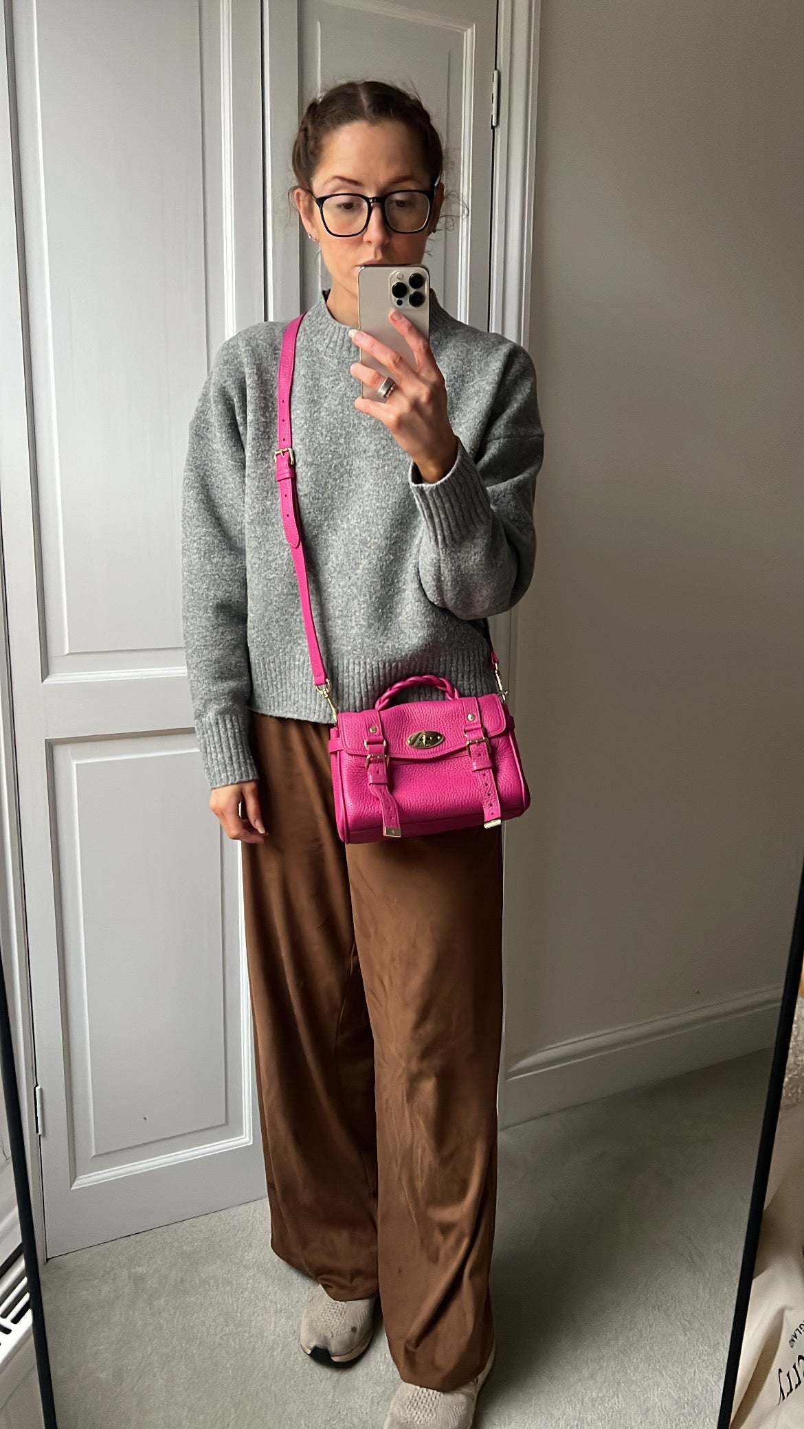 Mulberry Pink Mini Alexa (RRP £995)