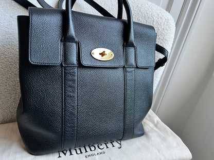 Mulberry Black Bayswater Backpack (RRP £995)