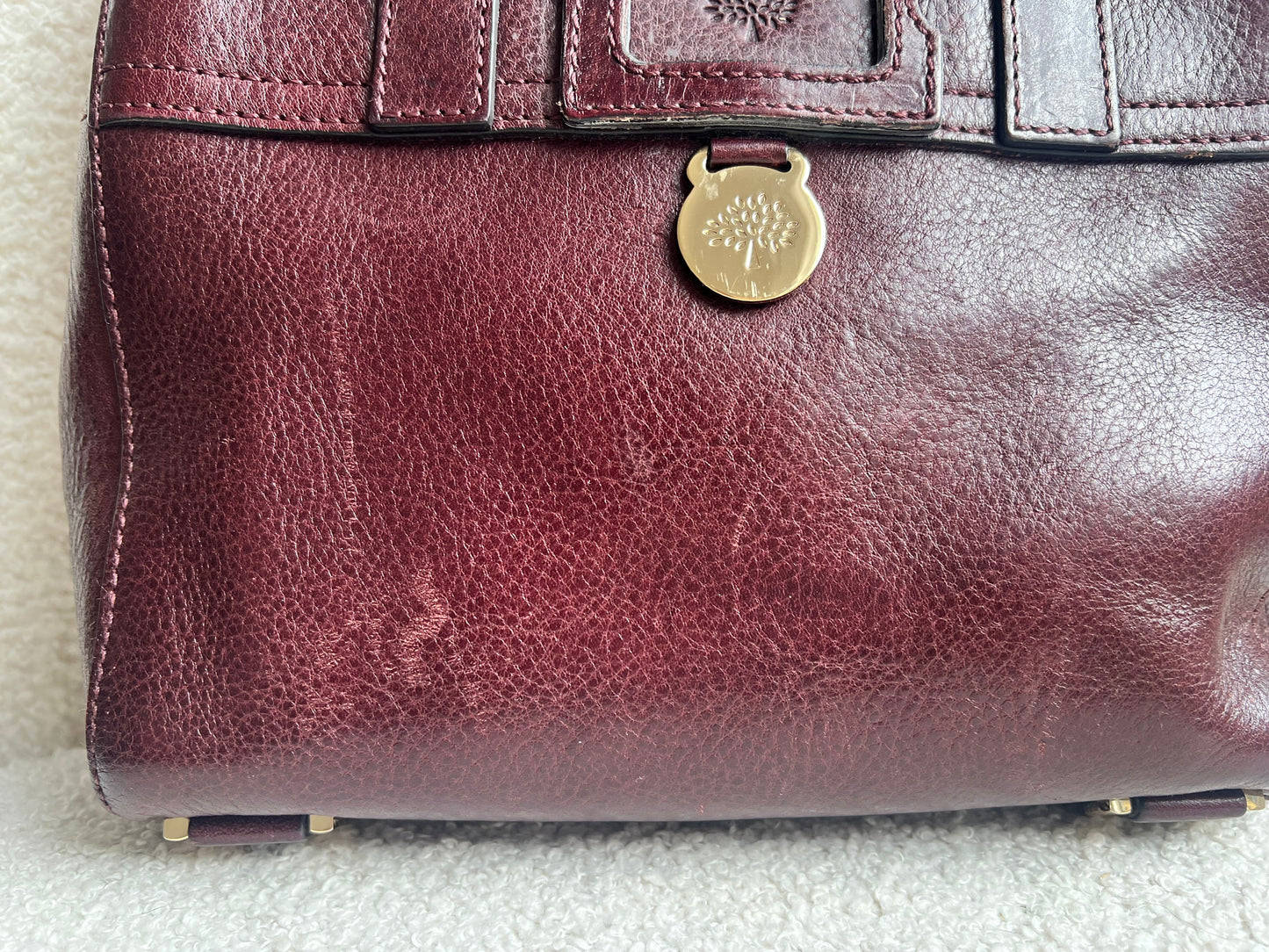 Mulberry Oxblood Mini Cara Backpack (RRP £850)