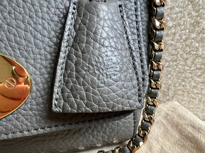 Mulberry Solid Grey Regular Top Handle Lily (RRP £1095)