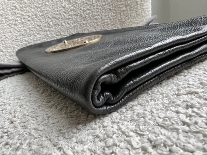 Mulberry Dark Grey Daria Clutch (RRP £550)