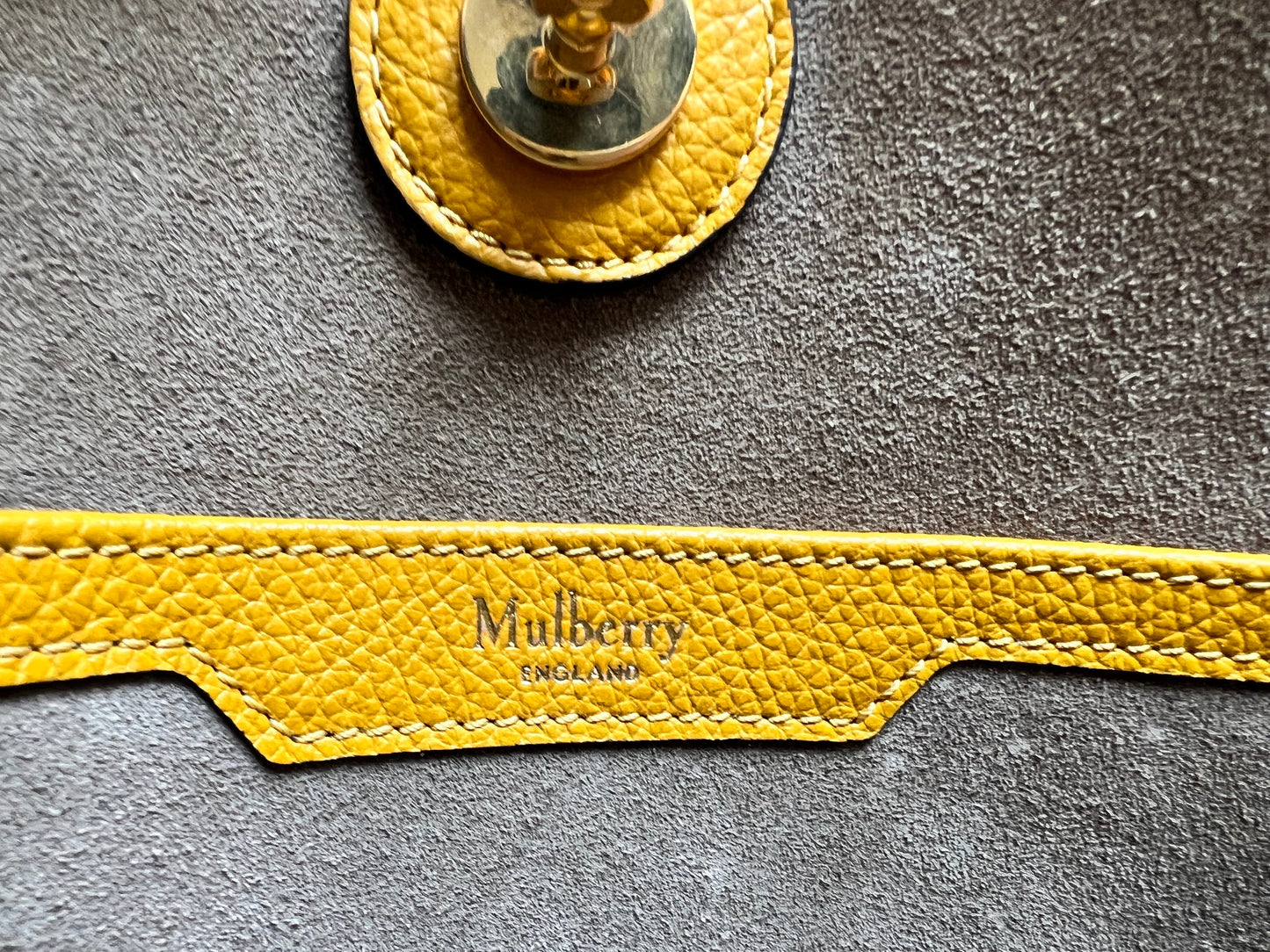 Mulberry Small Deep Amber Bayswater Tote (RRP £795)