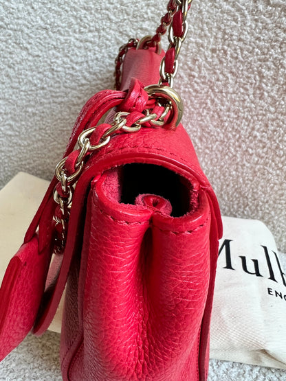 Mulberry Hibiscus Red Regular Lily with Gold Hardware (RRP £995)
