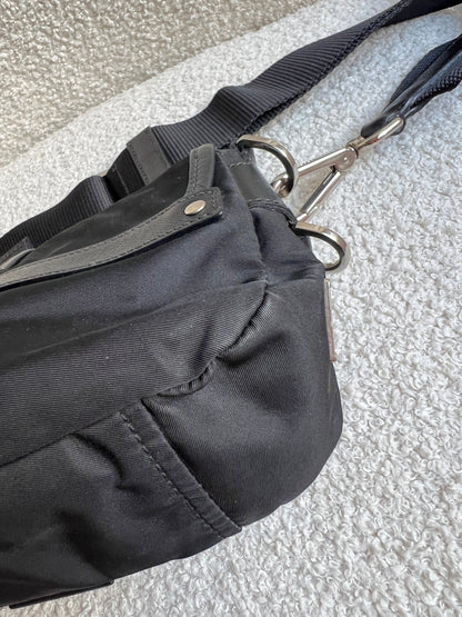 Prada Vintage Nylon Buckle Shoulder Bag