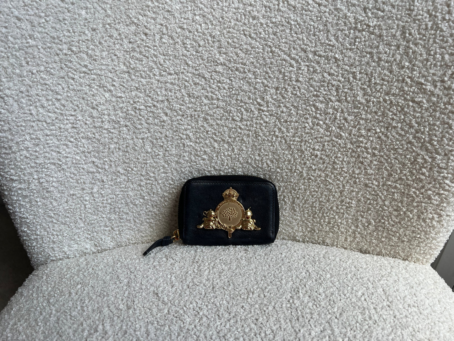 Mulberry Small Black Margaret Shoulder Bag with Small Purse