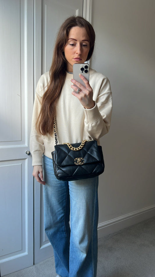 Chanel Small 19 in Black Lambskin (RRP £5,590)