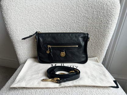 Mulberry Black Small Somerset Satchel