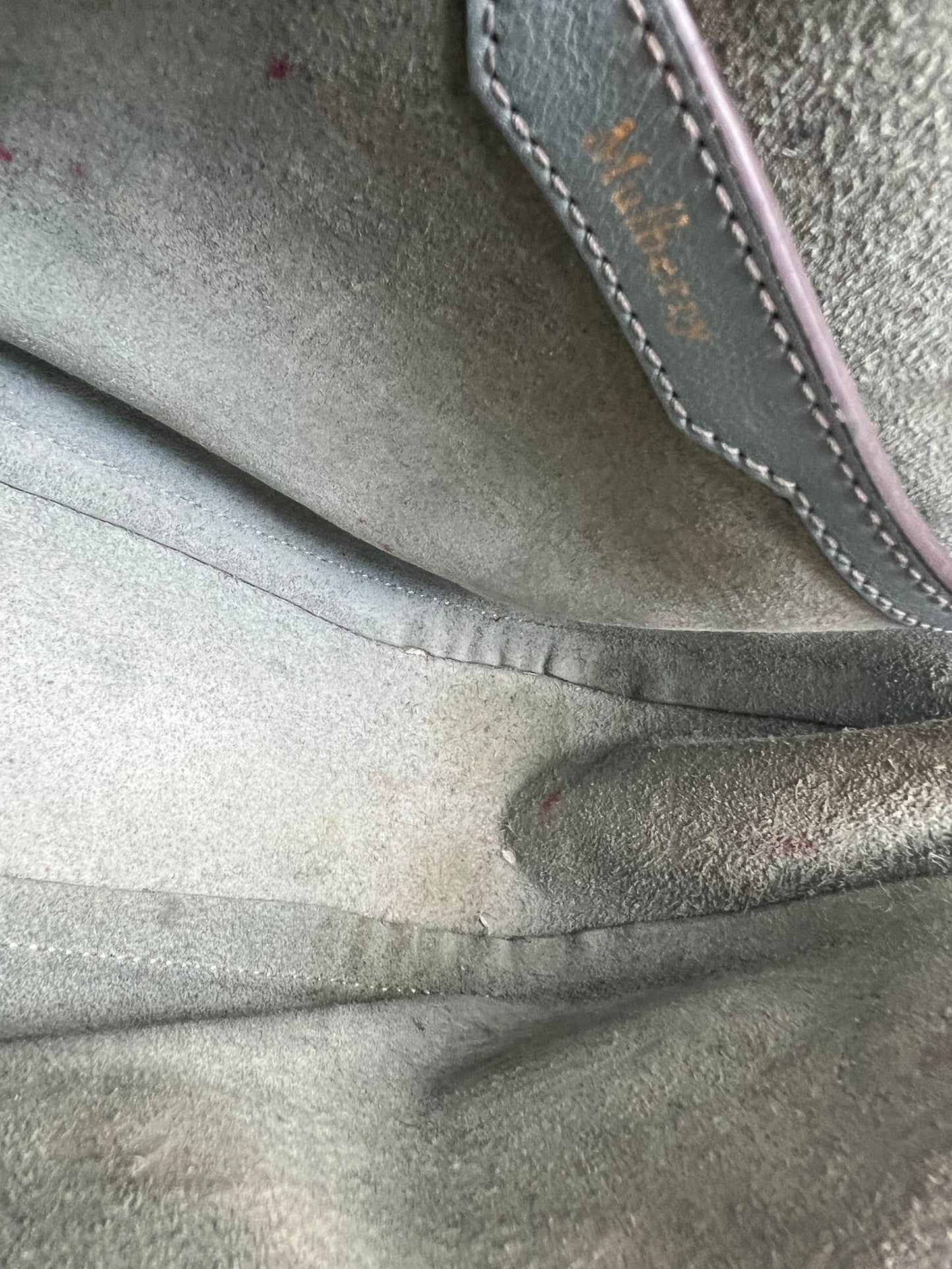 Mulberry Small Dark Frozen Amberley Satchel (RRP £795)