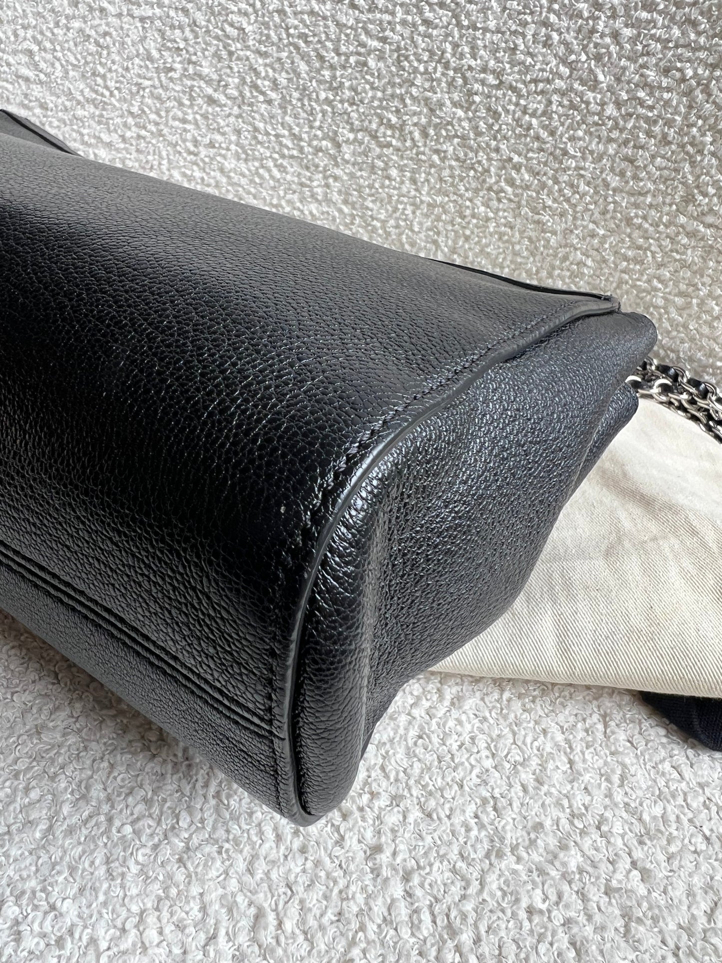 Mulberry Black Medium Lily with Silver Hardware (RRP £1095)
