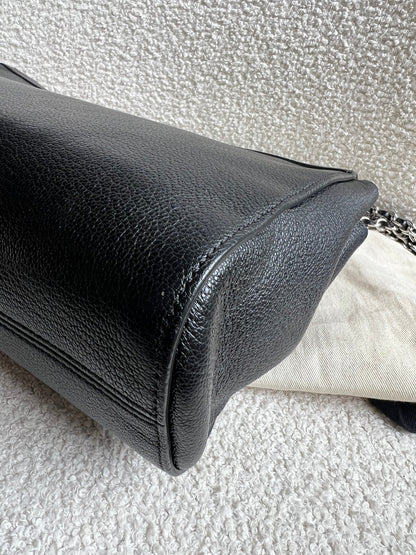 Mulberry Black Medium Lily with Silver Hardware (RRP £1095)