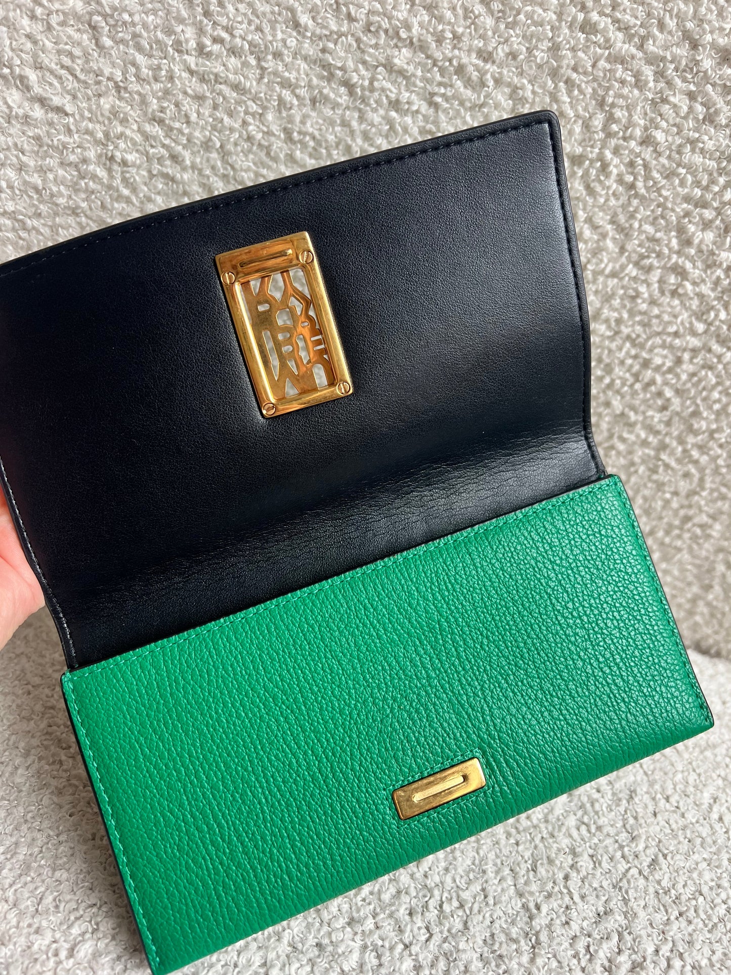 Mulberry Green Sadie Continental Wallet