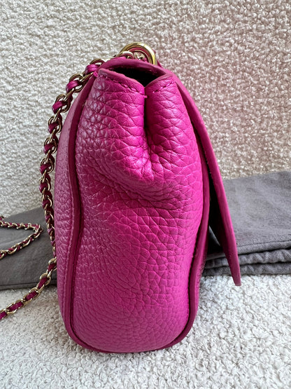 Mulberry Regular Lily in Mulberry Pink Heavy Grain (RRP £995)