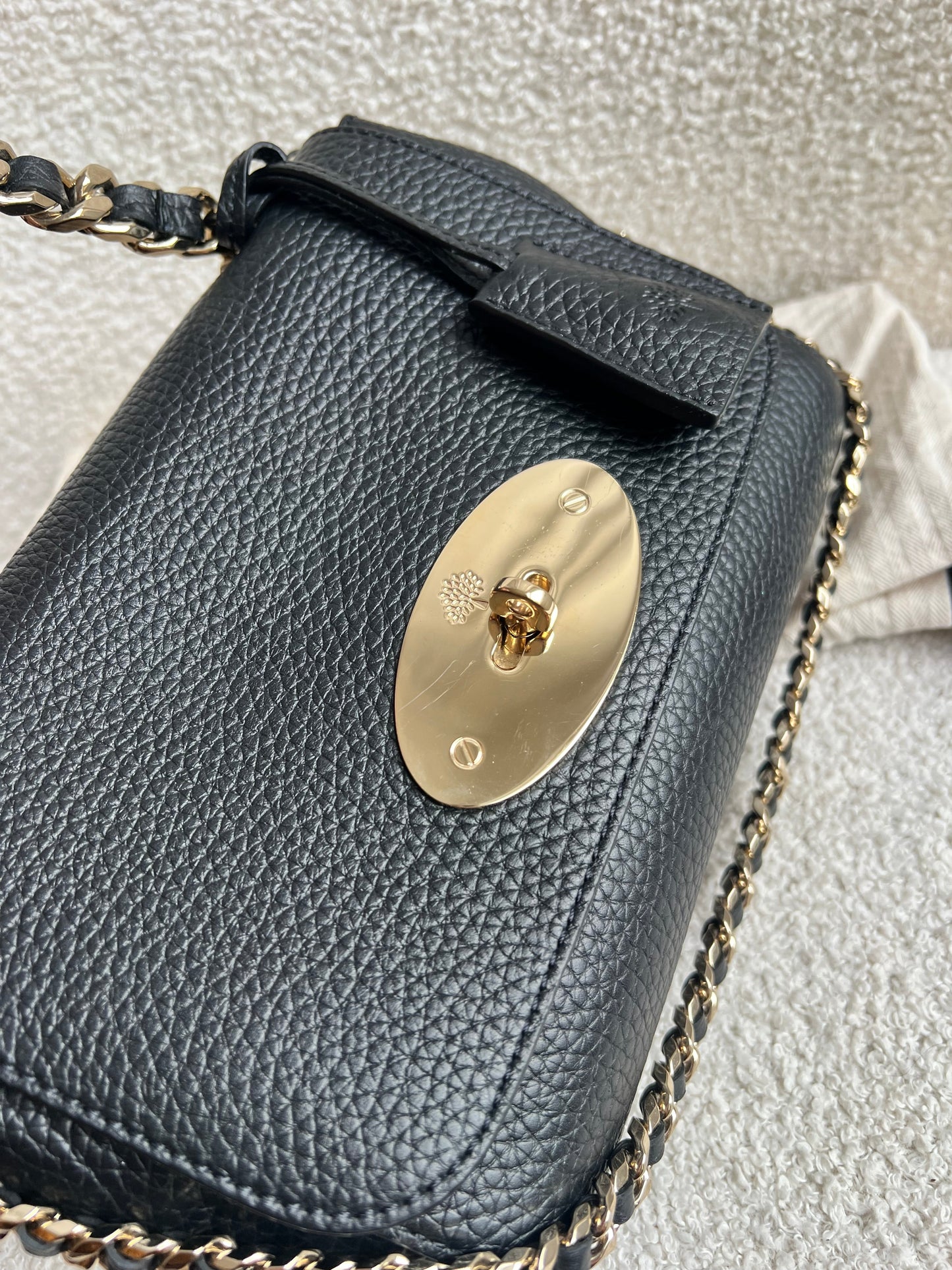 Mulberry Black Regular Top Handle Lily (RRP £1095)