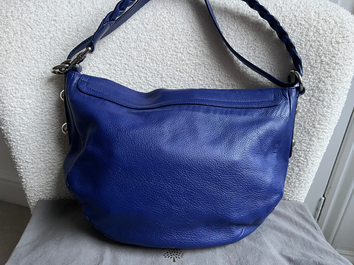 Mulberry Blue Daria Satchel (RRP £795)