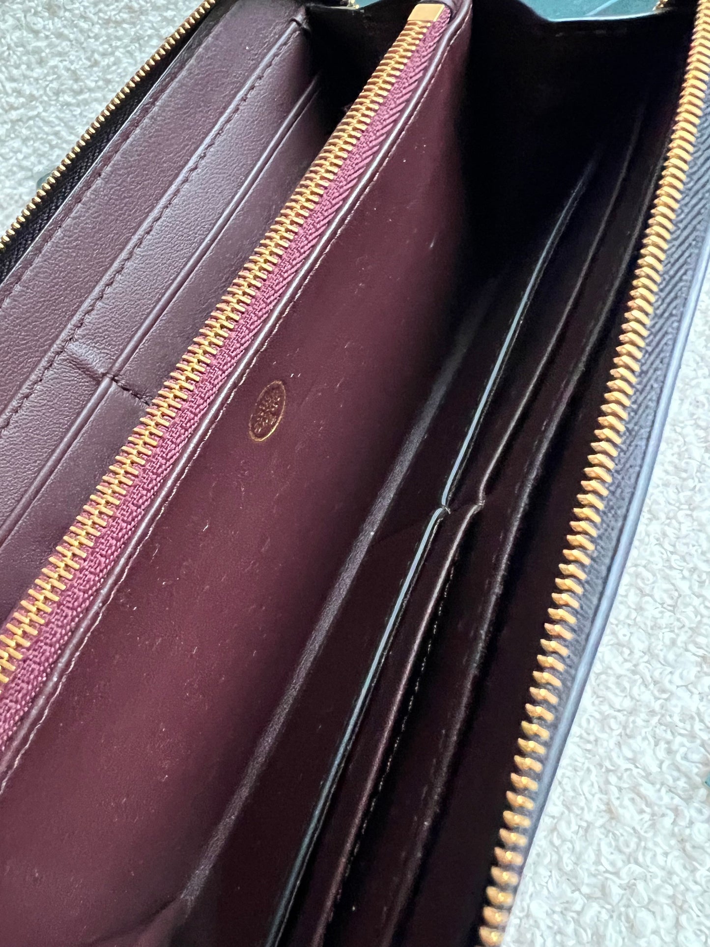 Mulberry Black Plaque Continental Wallet (RRP £375)