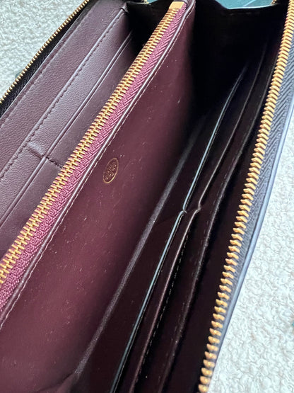 Mulberry Black Plaque Continental Wallet (RRP £375)
