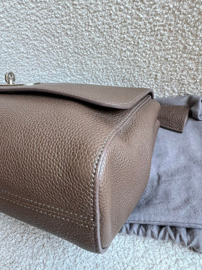 Mulberry Taupe Medium Lily with Silver Hardware (RRP £1095)