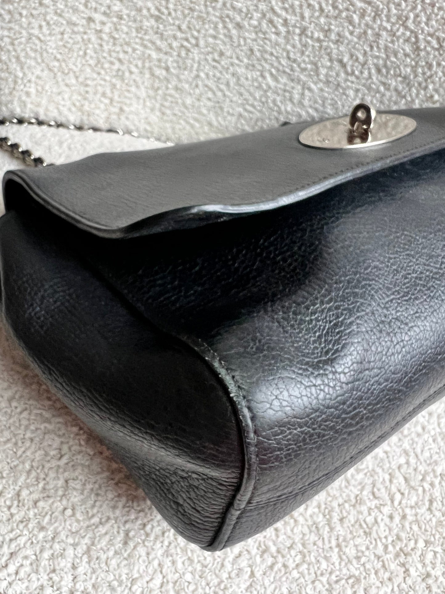 Mulberry Black Medium Lily with Silver Hardware (RRP £1095)
