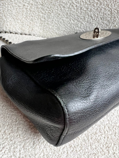 Mulberry Black Medium Lily with Silver Hardware (RRP £1095)