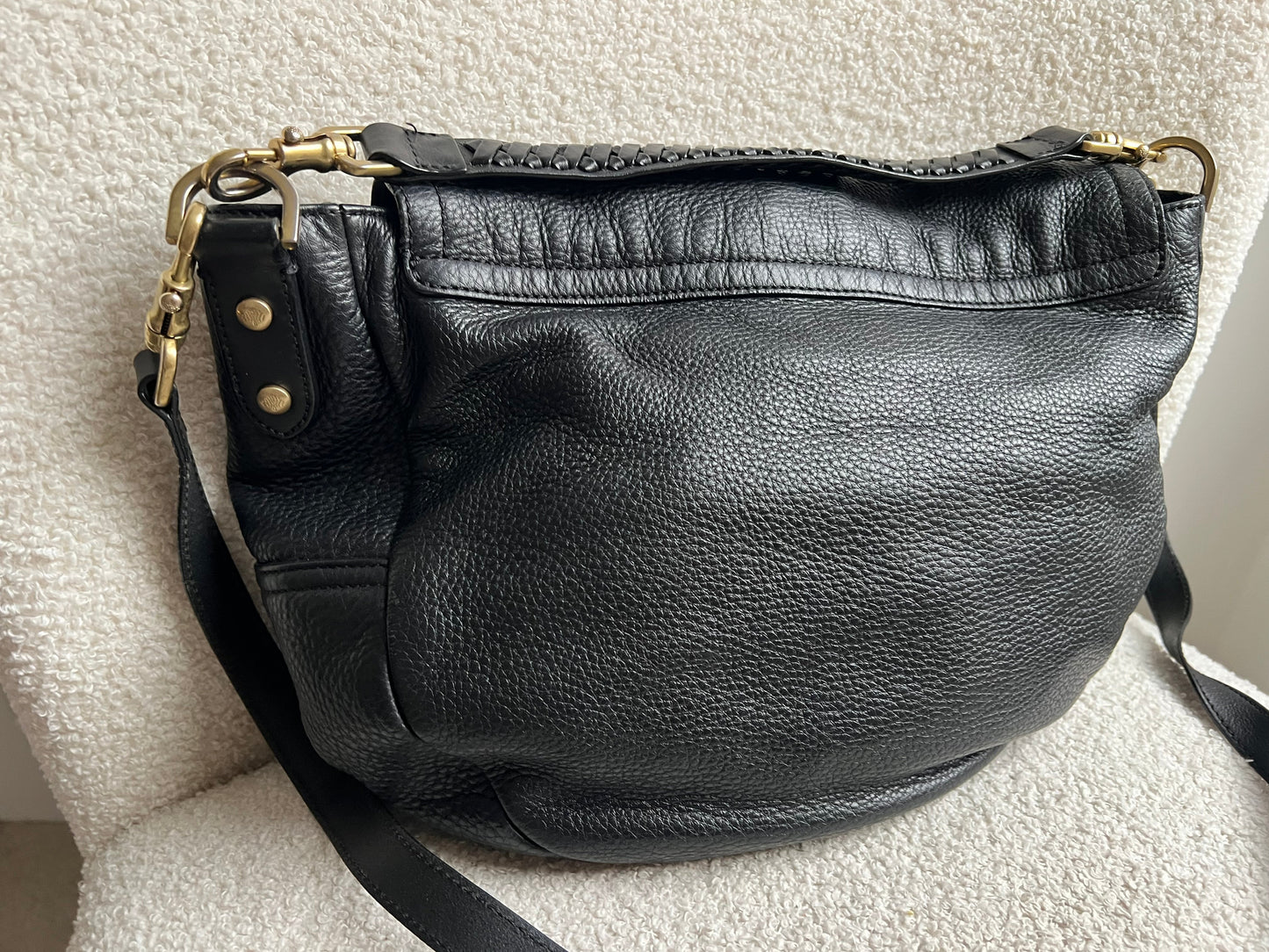 Mulberry Black Large Effie Satchel