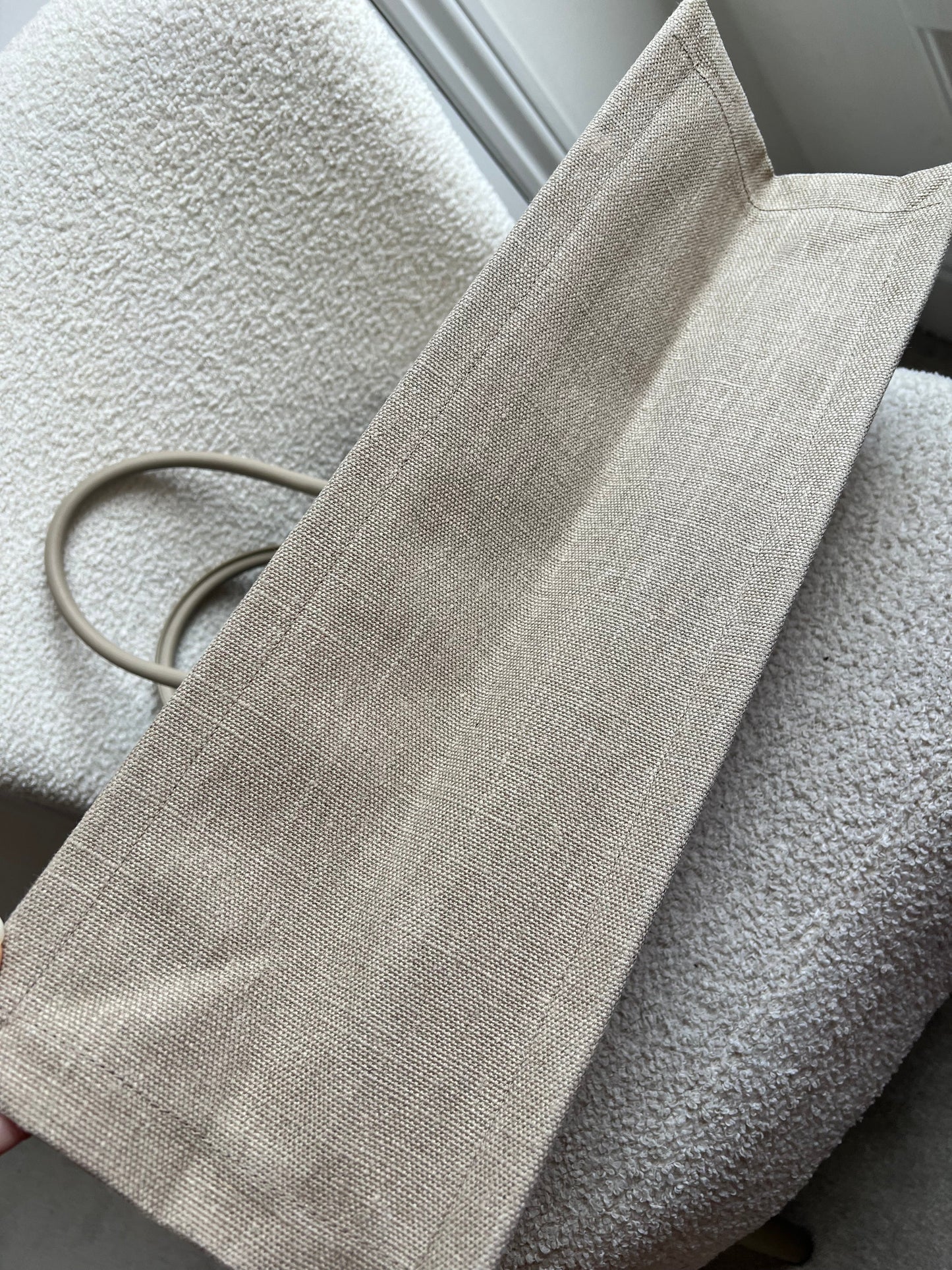 Yves Saint Laurent Large Rive Gauche in Canvas and Printed Leather (RRP £1440)