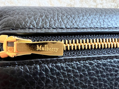 Mulberry Black Sadie Continental Wallet