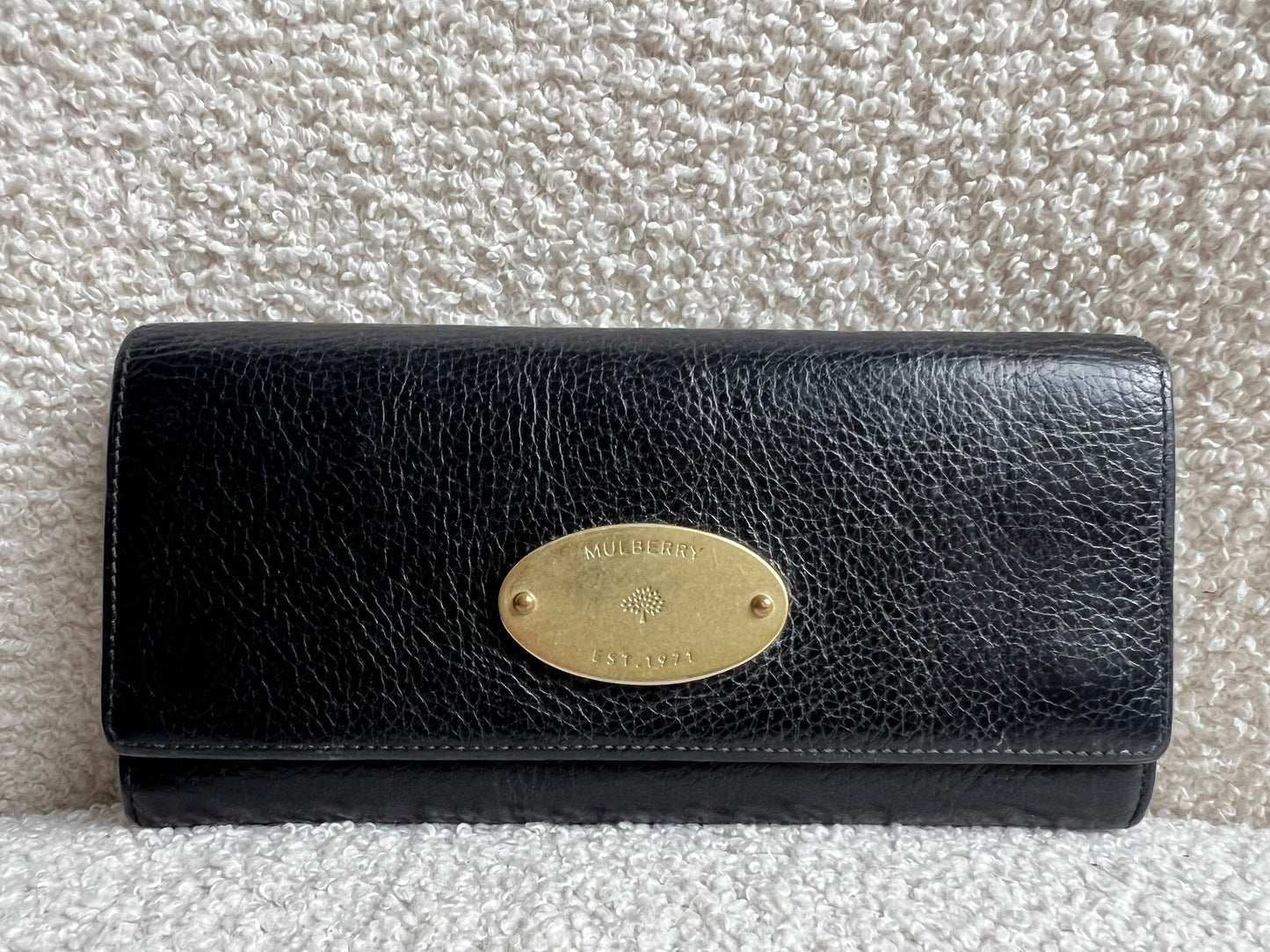 Mulberry Black Continental Wallet (RRP £345)