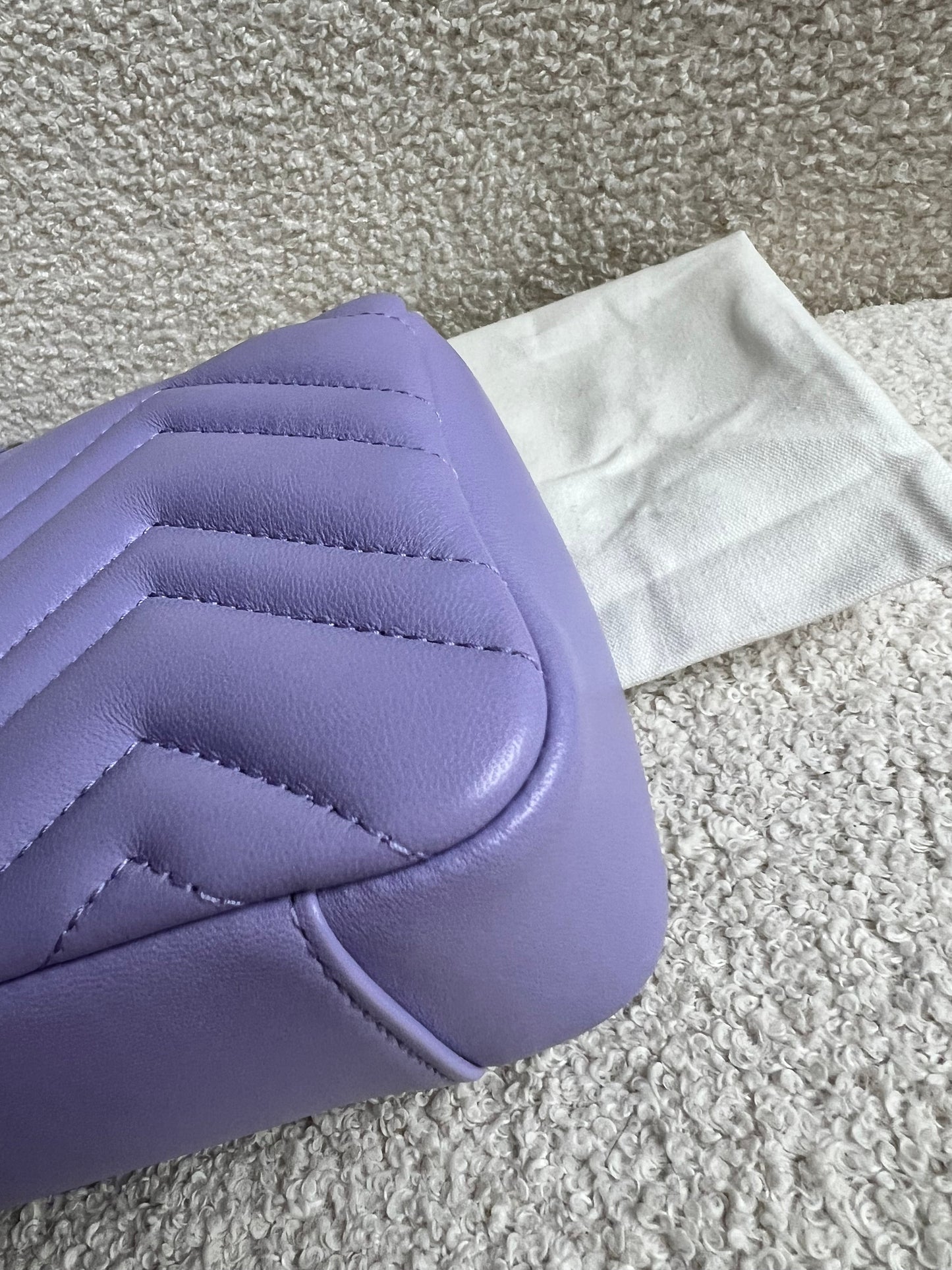 Gucci GG Purple Marmont Mini Shoulder Bag (RRP £1,890)