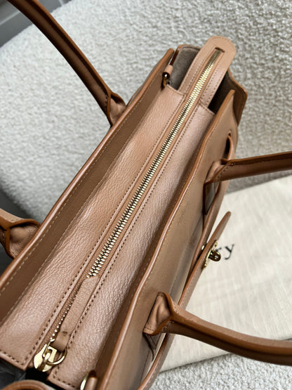 Mulberry Light Salmon Small Zipped Bayswater (RRP £1,245)