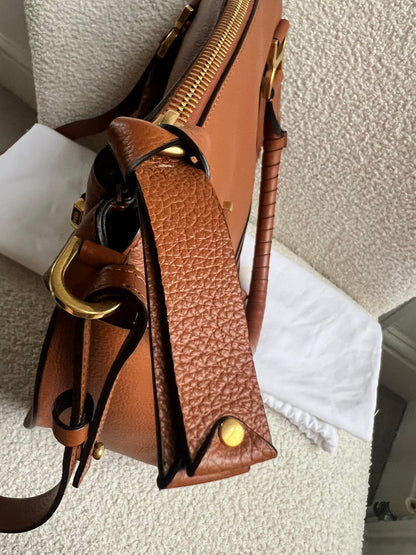 Chloe Medium Marcie Double Carry Bag in Tan (RRP £1890)