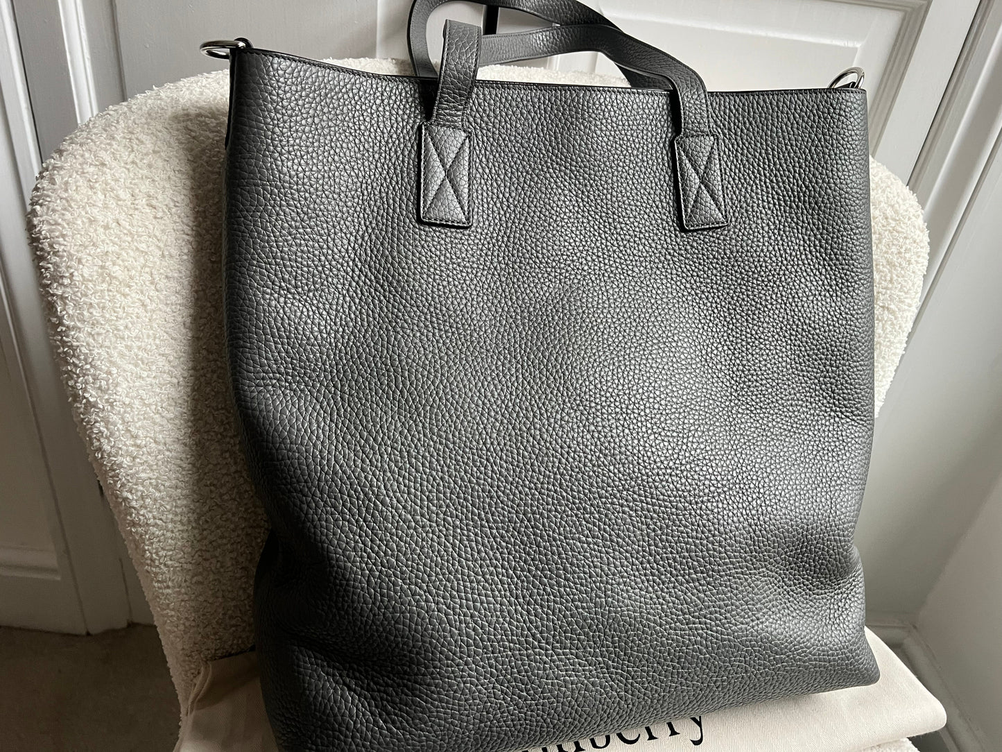 Mulberry Brynmore Tote in Charcoal Grey heavy grain