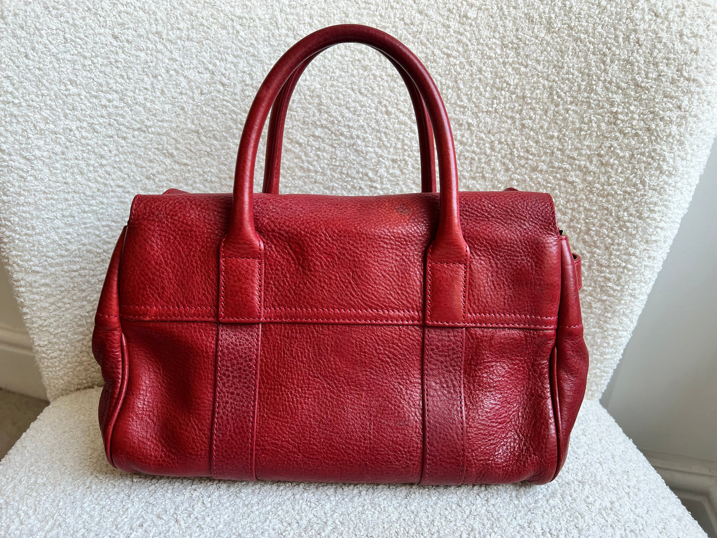 Mulberry Poppy Red Bayswater Satchel (RRP £995)
